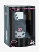 Kuromi Fuzzy Makeup Brush Holder & Brush Set