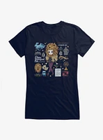 Harry Potter Luna Icons Lion Hat Girls T-Shirt