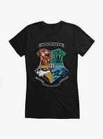 Harry Potter Geometric Crest Girls T-Shirt