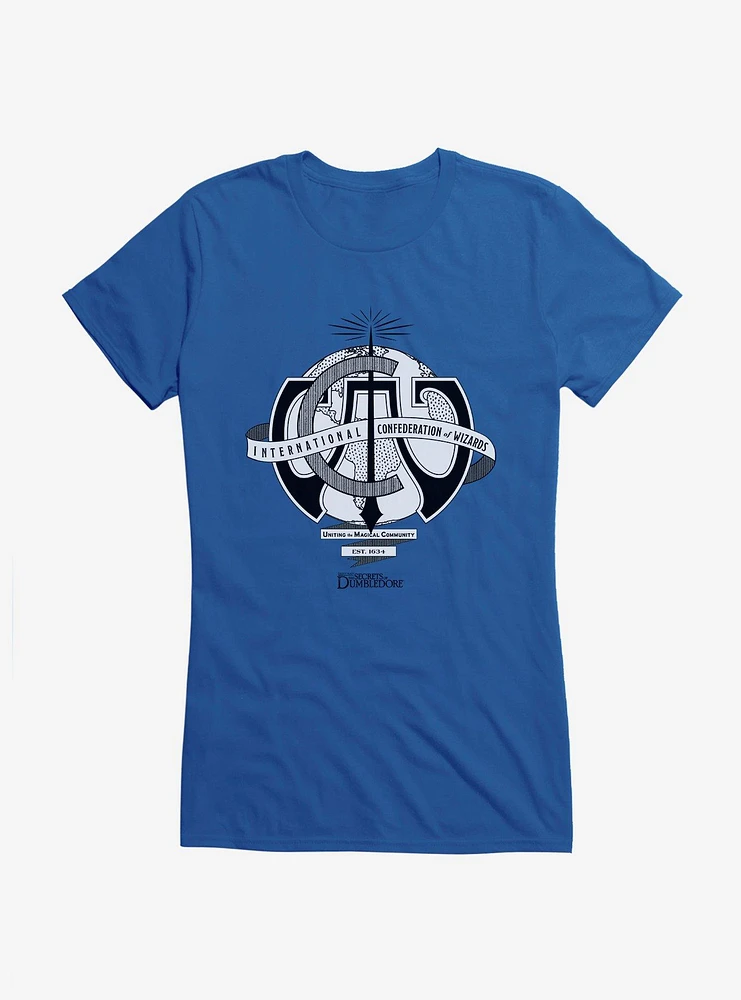 Fantastic Beasts: The Secrets Of Dumbledore International Confederation Wizards Girls T-Shirt