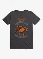 Harry Potter Hagrid's Flying Motorbike Bronze Icon T-Shirt