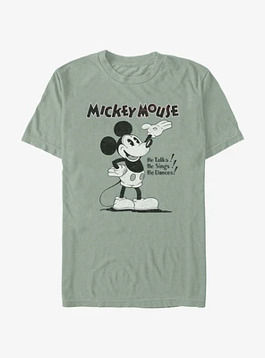 Disney Mickey Mouse He Dances Garment Dye T-Shirt