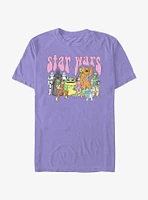 Star Wars Psychedelic Characters Garment Dye T-Shirt