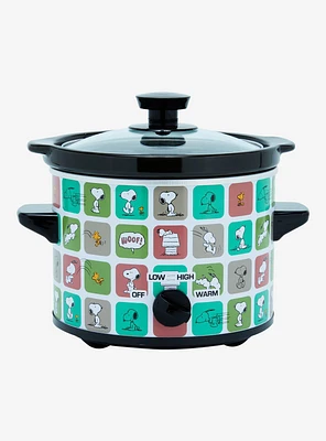 Peanuts Snoopy Grid 2-Quart Slow Cooker