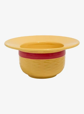 One Piece Luffy's Straw Hat Figural Ceramic Bowl