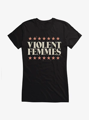 Violent Femmes Stars Girls T-Shirt