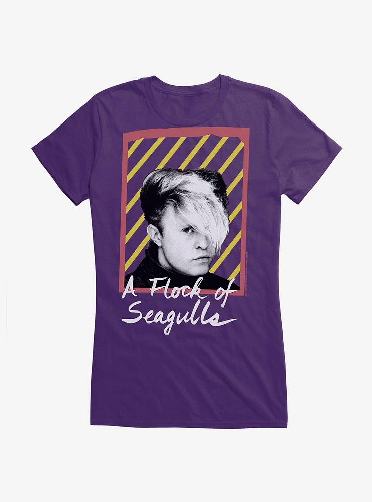 Flock Of Seagulls Hair Girls T-Shirt