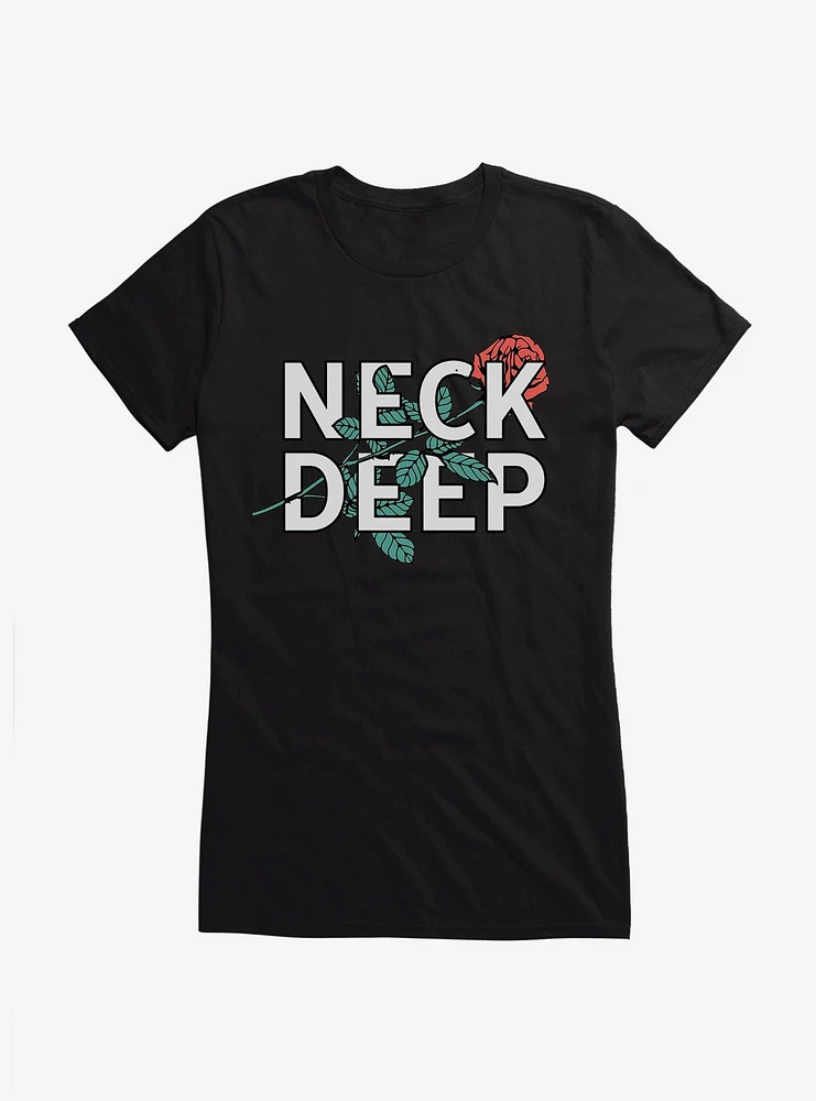 Neck Deep Rose Girls T-Shirt