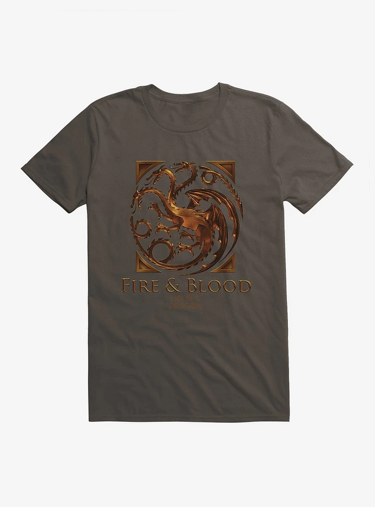 House Of The Dragon Fire And Blood Targaryen T-Shirt