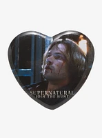 Supernatural Sam Heart Button