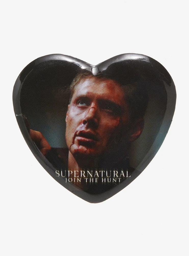 Supernatural Dean Heart Button