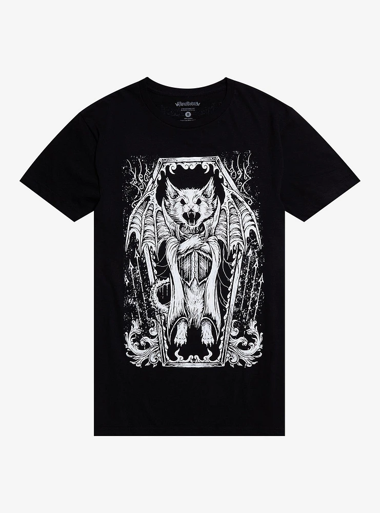 Vampire Freaks Bat Coffin T-Shirt