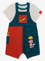 Disney The Emperor's New Groove Kuzco Color Block Infant T-Shirt and Overall Set