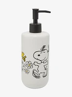 Peanuts Snoopy & Woodstock Floral Soap Pump