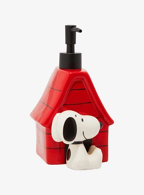 Peanuts Snoopy Doghouse Figural Soap Pump