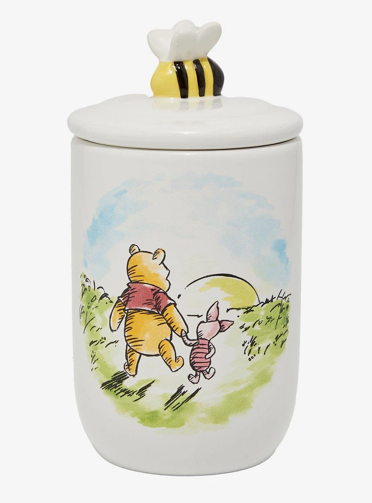 Disney Winnie the Pooh Piglet & Pooh Bear Canister and Lid