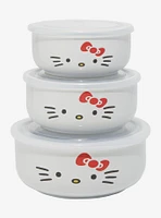 Sanrio Hello Kitty Face Bowl Set