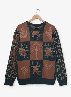 the Lord of Rings Icons Patchwork Sweater - BoxLunch Exclusive