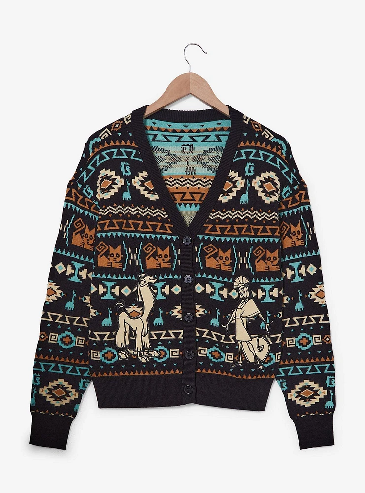 Disney The Emperor's New Groove Kuzco Llama Pattern Women's Plus Cardigan — BoxLunch Exclusive