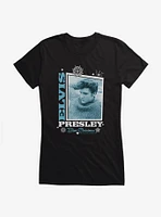 Elvis Presley Blue Christmas Girls T-Shirt