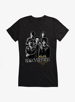 Black Veil Brides & White Photo Girls T-Shirt