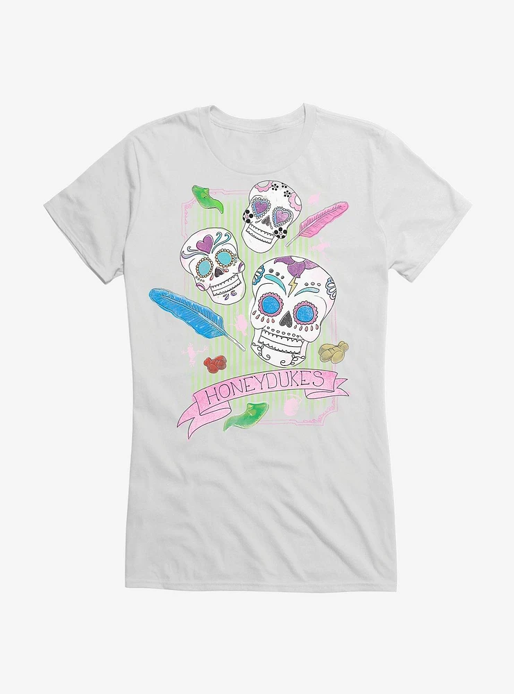 Harry Potter Honeydukes Sugar Skulls Girls T-Shirt