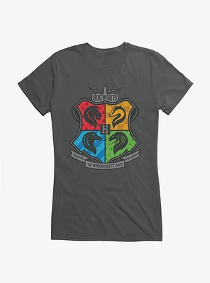 Harry Potter Hogwarts School Crest Girls T-Shirt