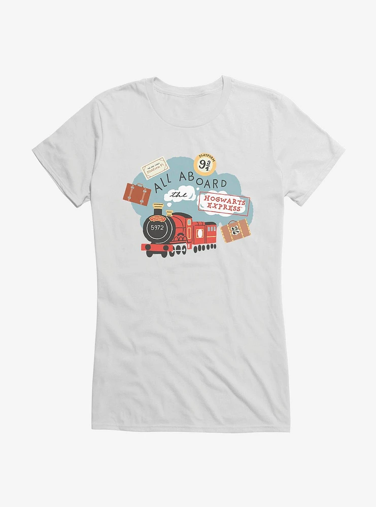 Harry Potter All Aboard Girls T-Shirt