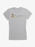 Harry Potter Hufflepuff Script Girls T-Shirt