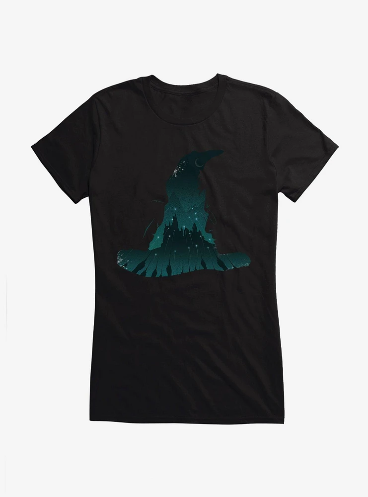 Harry Potter Sorting Hat Silhouette Girls T-Shirt