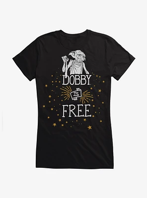 Harry Potter Dobby Is Free Girls T-Shirt