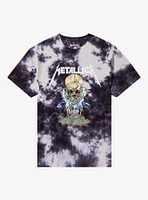 Metallica Scales of Justice Skull Tie-Dye T-Shirt