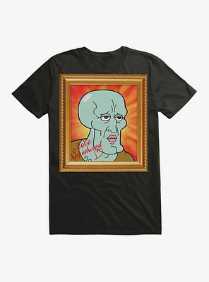 SpongeBob SquarePants Handsome Squidward Photo Autograph T-Shirt