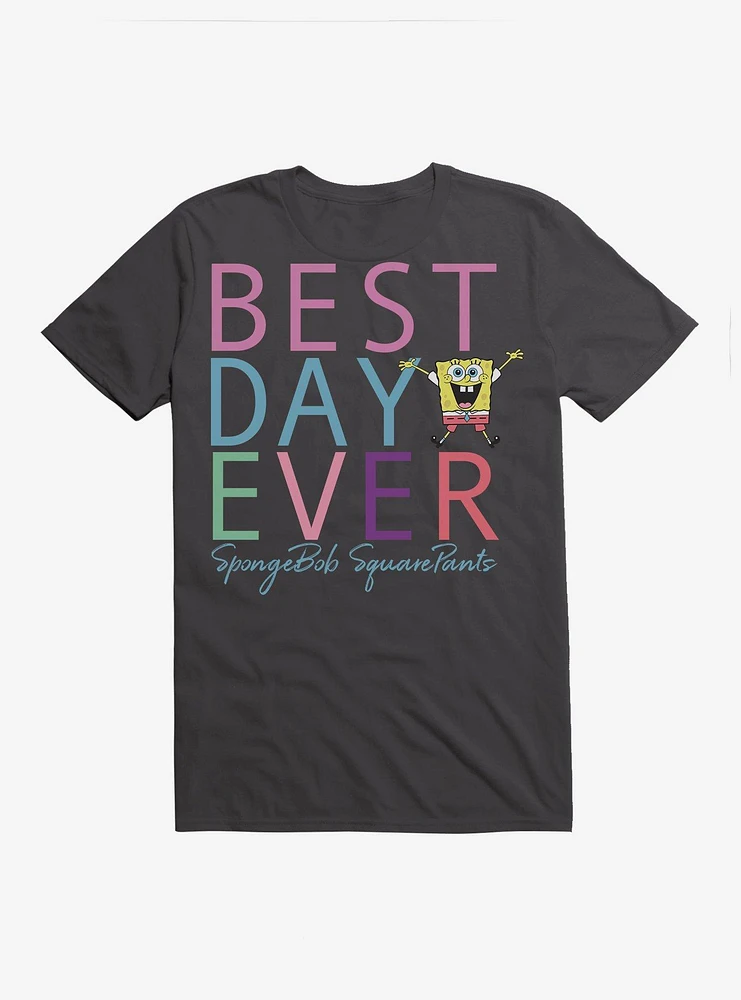 SpongeBob SquarePants Best Day Ever Rainbow T-Shirt