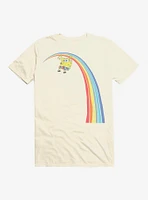 SpongeBob SquarePants Hanging Off Rainbow T-Shirt