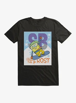 SpongeBob SquarePants Feel The Frost Snowboarding T-Shirt