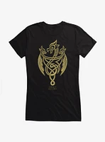 House of the Dragon Gold Three-Headed Girls T-Shirt