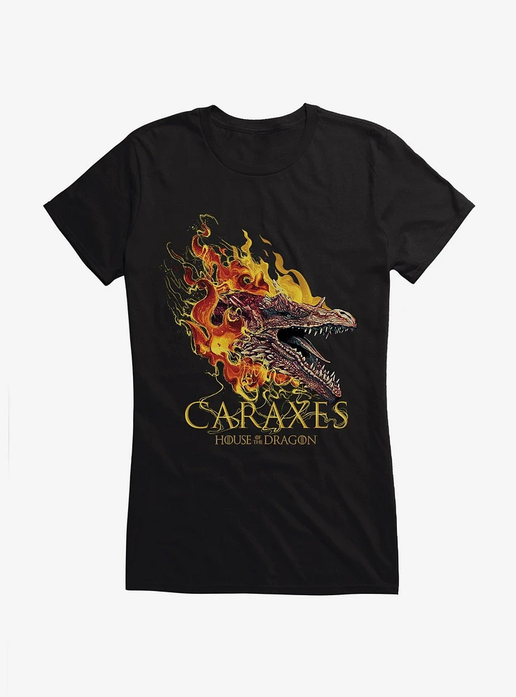 House Of The Dragon Caraxes Girls T-Shirt