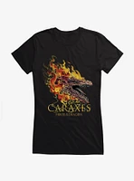 House Of The Dragon Caraxes Girls T-Shirt