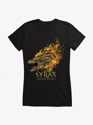 House Of The Dragon Syrax Girls T-Shirt