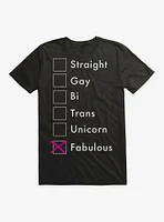 Fabulous Checklist T-Shirt