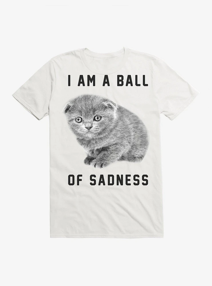 Ball Of Sadness Kitty T-Shirt