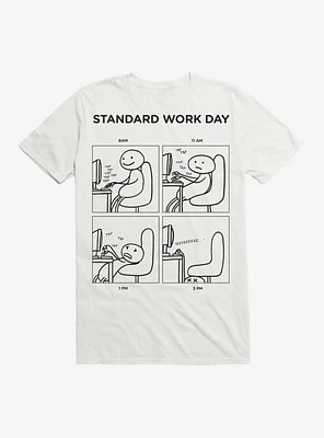 Work Day Comic Panel T-Shirt