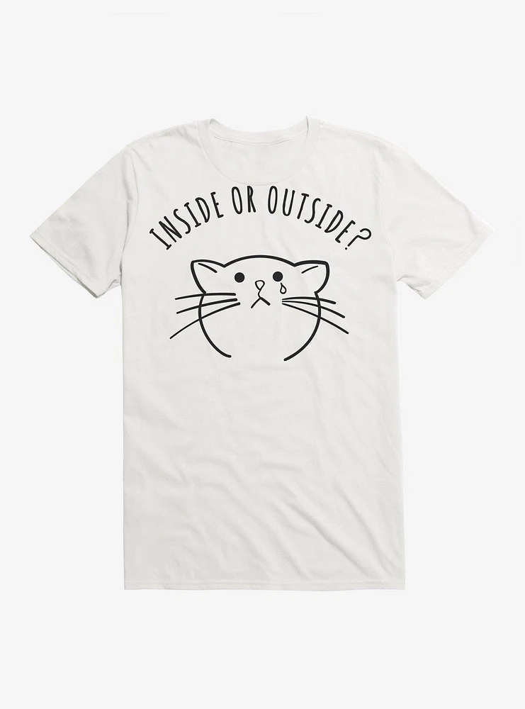 Inside Or Outside Cat T-Shirt