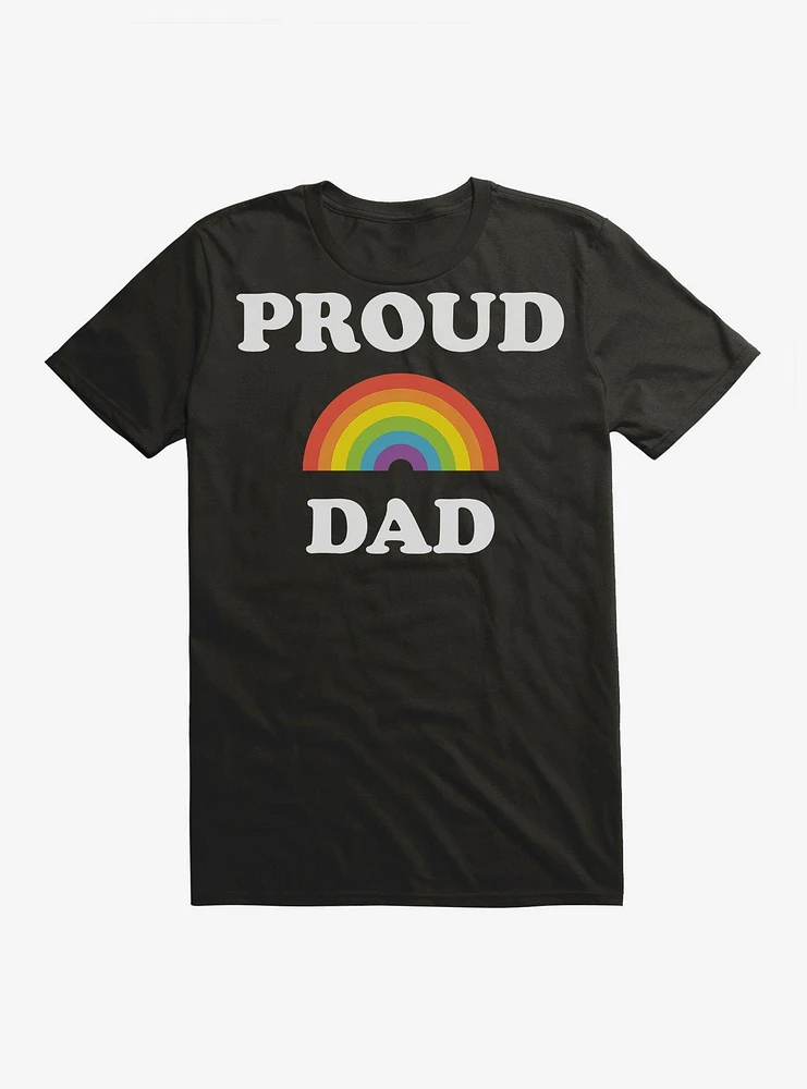 Pride Proud Rainbow Dad T-Shirt