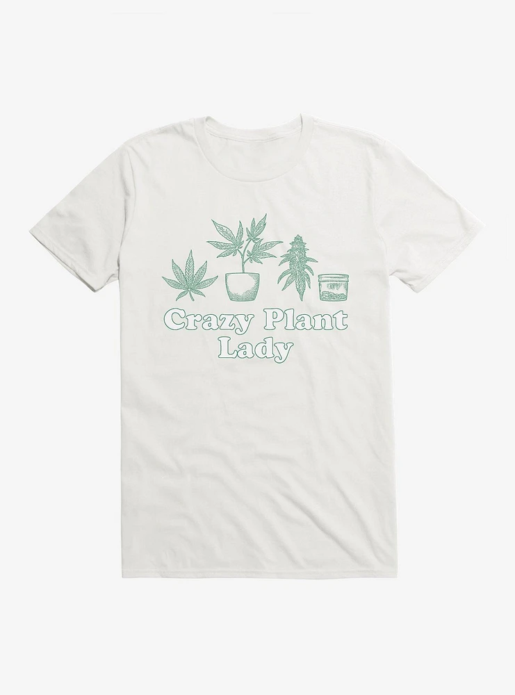 Hot Topic 420 Crazy Plant Lady T-Shirt