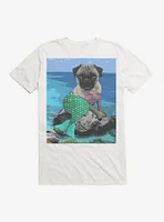 Mermaid Pug Painting T-Shirt