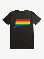 Pride State Flag Connecticut T-Shirt