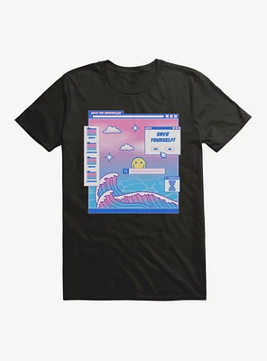 Vaporwave Save The Beaches T-Shirt