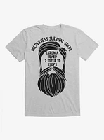 Wilderness Survival Guide Beard T-Shirt